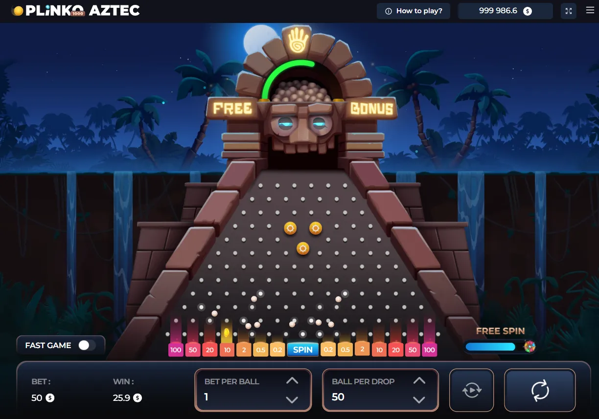 Plinko Aztec 1000